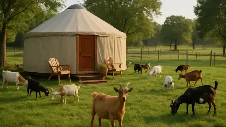 Why Stay in a Yurt with Goats for a Magical Iowa Fall?