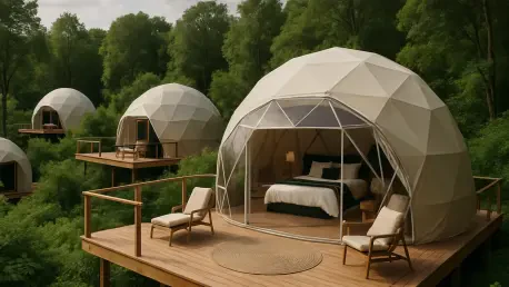 Luxury Eco-Glamping Domes Proposed by Lake in Canberra