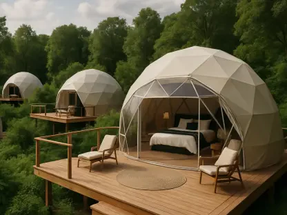 Luxury Eco-Glamping Domes Proposed by Lake in Canberra
